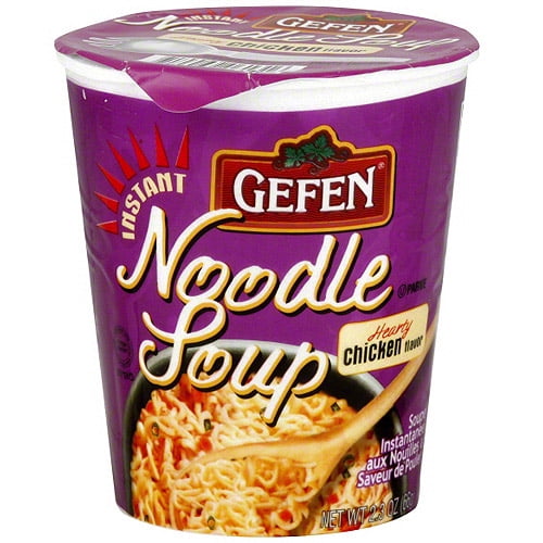 Gefen Hearty Chicken Noodle Soup Big Cup Soup, 2.3 oz (Pack of 12) by Gefen