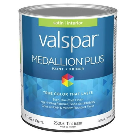 1 qt. Medallion Plus Acrylic Latex All Purpose Paint & Primer, Tint