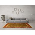 thumbnail image 3 of Ahgly Company Machine Washable Indoor Rectangle Oriental Yellow Industrial Area Rugs, 4' x 6', 3 of 4