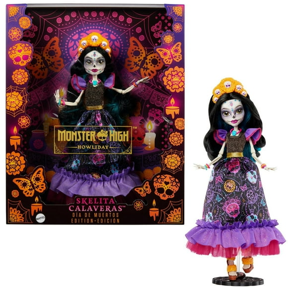 Monster High-Poupée Día De Muertos Skelita Calaveras