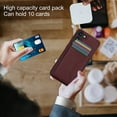 thumbnail image 4 of TECH CIRCLE For Galaxy S22 Plus Wallet Case,PU Leather Detachable Magnetic Case with Credit Card Holder for Women Men Protective Stand Phone Cover for Samsung Galaxy S22 Plus 6.6" 2022,Winered, 4 of 8