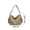 Khaki, variant on FEOLGEHLY Sling Bag, Washed Canvas Shoulder Bag Vintage Small Crossbody Bags for Women Men, Large Capacity Adjustable Crescent Bag Flap Messenger Cloth Bag for Daily Commute Shopping Outdoor Use