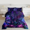thumbnail image 2 of Homewish Pink Lotus Leaves Bedding Comforter Set,Cartoon Dragon Twin Comforter Sets,Fantasy Theme Bedding Set For Teens,Ultra Soft Home Decor Reversible,2-Piece, 2 of 8
