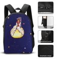 thumbnail image 3 of Le Petit Prince Backpack Bundle Lightweight Polyester 17 Inch Bag Lunch Carrier and Pencil Pouch, 3 of 4