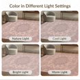thumbnail image 7 of ODIKA 8'x10' Washable Area Rug Non-Shedding, Easy Care, Distressed Damask Boho Detail Ornate Scrolling Border Vintage Flowing Dynamic for King Size Bedroom Under Bed, Master Suite, 7 of 7
