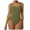Army Green, variant on Women Bodysuits Sexy Ribbed Square Neck Sleeveless Tank Tops
