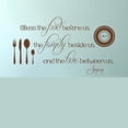 thumbnail image 2 of Removable Decal Vinyl Quotes Wall Stickers Decal Mural Family Decal Home Room Decal Bless The Food Before, 2 of 2