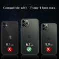 thumbnail image 2 of for iPhone 11 Pro Max Mirror Case for Women with Diamond,Bling Acrylic Mirror Phone Case That Can Be Used for Outdoor Makeup for Girl Who Love Beauty(Bling Diamond Mirror), 2 of 6