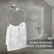 thumbnail image 2 of Toalla Soporte de acero inoxidable Práctico Fijación Anillos Colgando Rack Exquisito Soporte de suspensión conveniente para baño Casa de cocina Uso de cocina Silver Advancent HA011308-01B, 2 of 7