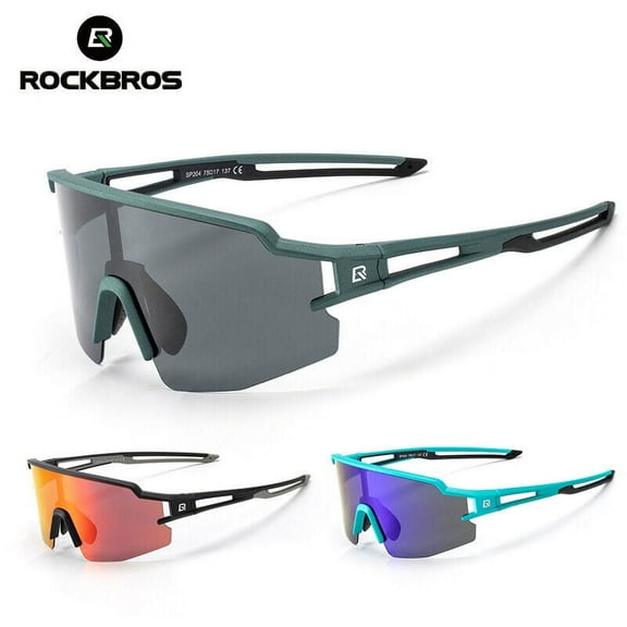 RockBros Polarized Bike Sunglasses Outdoor Sports Sunglasses Cycling Glasses Goggles for Men Women Riding Fishing Running UV400 with Myopia Frame
