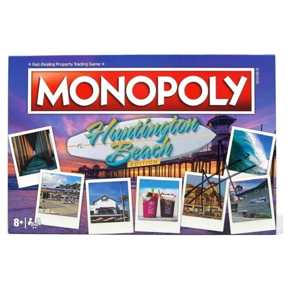 Huntington Beach Monopoly x WolfPak Collaboration