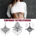 thumbnail image 1 of Black Underboob Temporary Stickers On Chest Waist Body Wreck It It Works Facial Wrap, 1 of 4