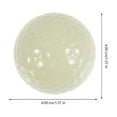 thumbnail image 2 of OUNONA  2 Pcs Trackable Golf Balls Glow in Dark Bulk Automatic Fluorescent Beige, 2 of 8