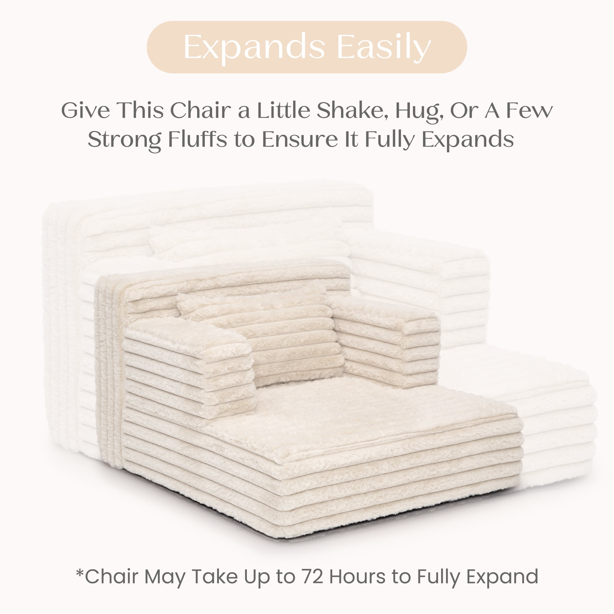 Delta Children Cozee Chaise Bedtime Lounger Chair, Oatmeal