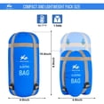 thumbnail image 2 of Saco de Dormir WERTYCITY Impermeable y para Clima Cálido para Camping, 2 of 6