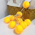 thumbnail image 6 of Baseball Decor Lights String,Battery Powered 5.4ft 10 LED Baseball Fairy Lights for Room Decor,Sport Ball Theme Party Decoration, 6 of 11