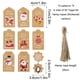 thumbnail image 1 of Etiquetas Navideñas de Papá Noel, Etiquetas con Nombre, Etiquetas de Papel Kraft para Colgar, Etiquetas de Papel Marrón con Cuerdas para Manualidades, Envolturas Navideñas, Regalos, Tarjetas de, 1 of 2
