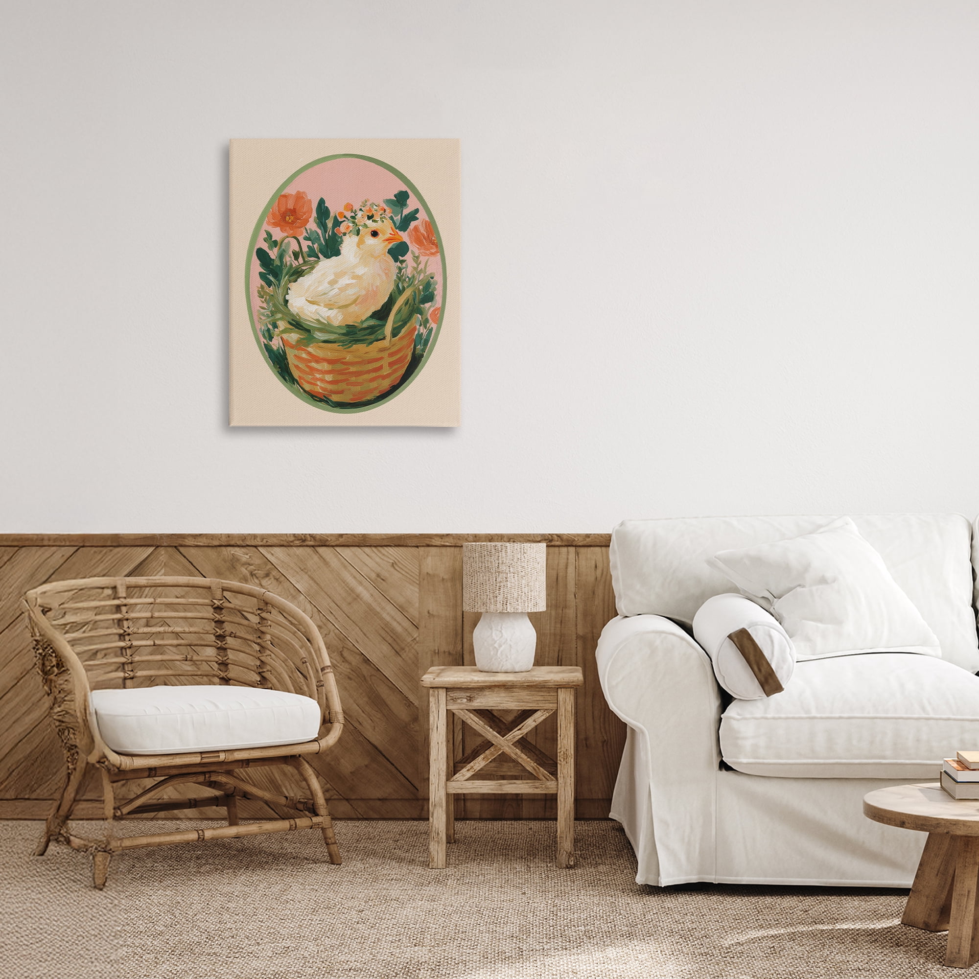 Stupell Industries Bloom Nest Chick Canvas Wall Art, design by Yen