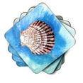 thumbnail image 2 of Scallop Sea Shell Foam Coaster Set of 4, 2 of 3