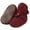 Burgundy, variant on Ella Bonna Soft Baby Shoes, Cotton Baby Booties, Gray, 0-6 Months