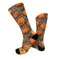 thumbnail image 6 of Halloween Socks Unisex Halloween Bats Pumpkins Ghosts Print Colorful Pattern Crew Socks Novelty Cute Halloween Mid Calf Socks, 6 of 6