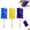 Blue + Yellow + Purple, variant on Reusable Duster Refills, Washable Fleece Electrostatic Pads for Home, Blinds, Car & Furniture