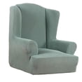 thumbnail image 4 of Funda lón Y Elástica Con Respaldo Abatible Parte Posterior Muebles Sofá Funda Antideslizante Verde cro perfecl Wip Couch Slipcover, 4 of 8