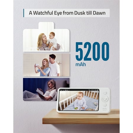 eufy Security - Spaceview Baby Monitor Cam Bundle - White