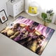 thumbnail image 1 of Jojo - Alfombra de pintura animada Área grande Negro Suave Decoración para el hogar Boho Picnic9120x160cm (47x62 pulgadas)120x160cm (47x62 pulgadas) zhangyuxiang unisex, 1 of 2