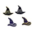 thumbnail image 1 of Lapel Collar Enamel Buckle Denim Shirt Accessory Women Fashion Enthusiasts Witch Hat Shape 3.50x3.20x0.60CM Alloy 1Pcs, 1 of 5