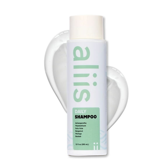 ALIIS Daily Shampoo – Gentle, Sulfate-Free Shampoo for All Hair Types | Lightweight, Moisturizing, pH-Balanced Formula for Everyday Use | Color-Safe, Vegan, Clean Beauty | 12 oz