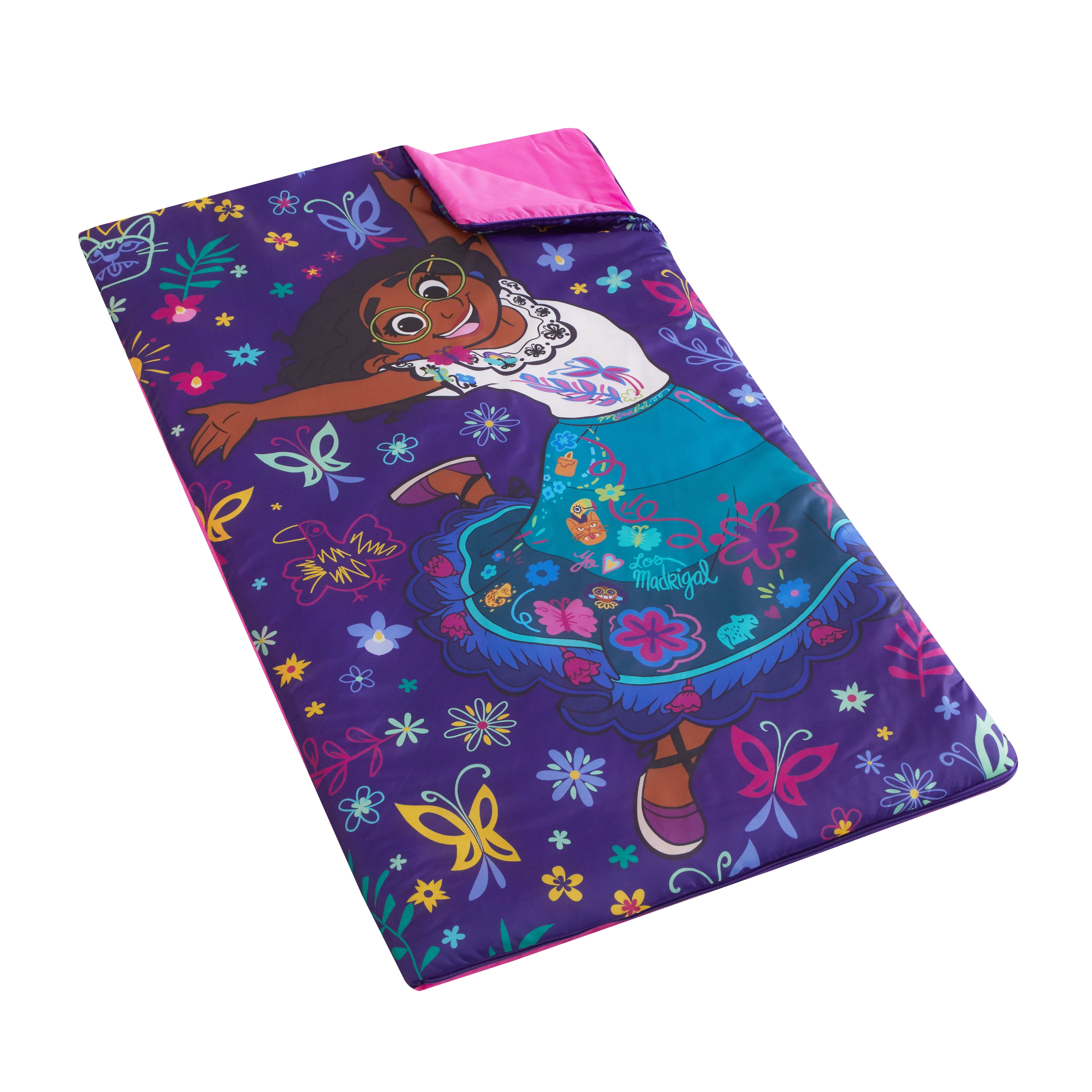 Disney Encanto Kids' Sling Bag Slumber Set (Sleeping Bag & Pillow)