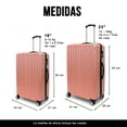 thumbnail image 2 of Juego 2 Maletas Jony Para Viaje 15 Kg Y 10kg Mano Carry On Ruedas, 2 of 5