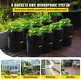 thumbnail image 3 of DWC Hydroponic System, 8 Buckets 5 Gal Deep Water Culture Kit with Air Pump & Stones, Indoor/Outdoor Plant Growing, 3 of 11