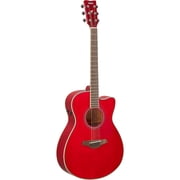 Yamaha FSC-TA TransAcoustic Concert Cutaway Acoustic-Electric Guitar - Ruby Red