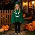 thumbnail image 5 of Gunia Kids Ghost Hooded Cape For Boys Girls 2 Piece Halloween Costumes Cosplay Cloak Cute Party Dress Up Outfits Poncho, 5 of 9