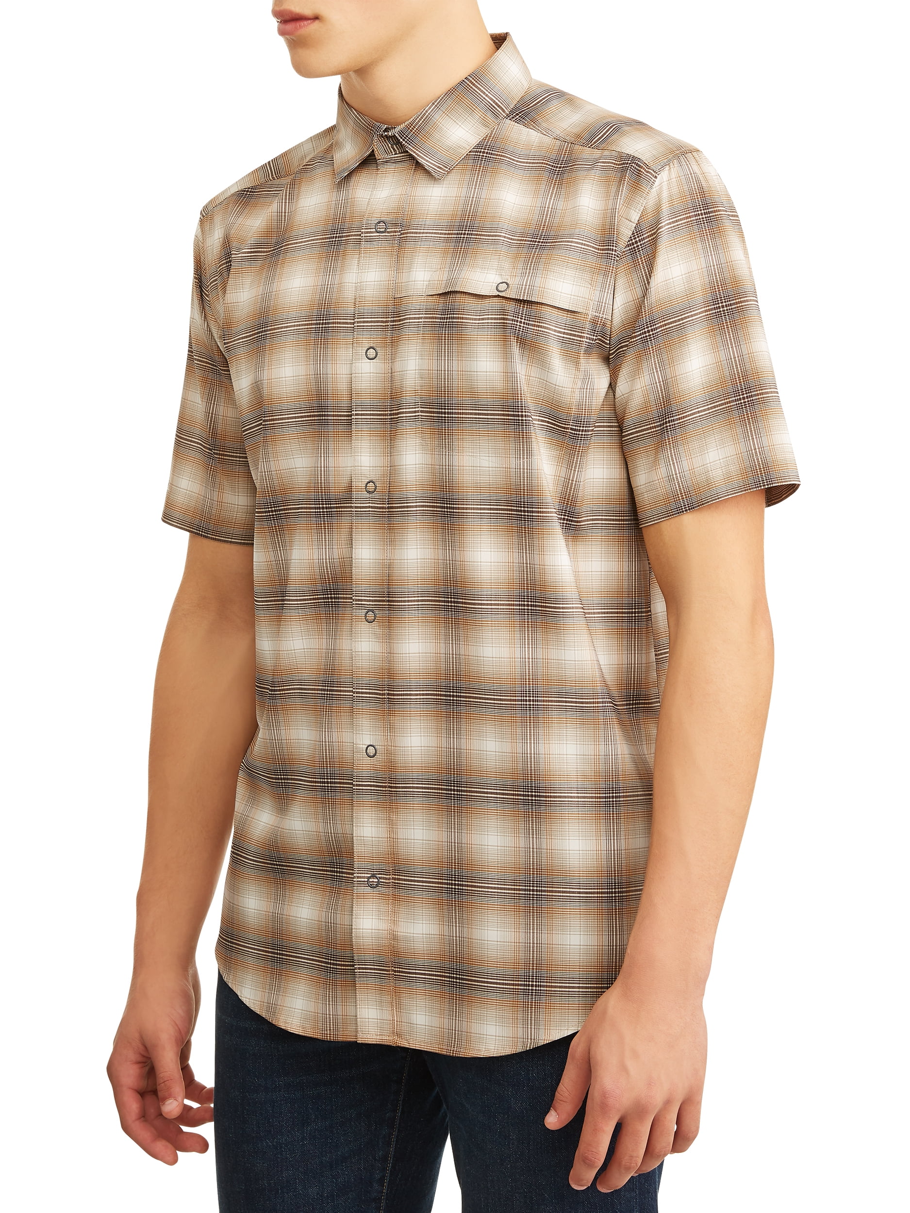 Swiss Tech Men's Short Sleeve Outdoor Shirt - Walmart.com