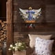 thumbnail image 5 of Llavero de madera con temática de comunión y 4 ganchos de metal | Decoración religiosa de pared para la entrada | Organizador de llaves sagrado con diseño de uvas y pan, 5 of 5
