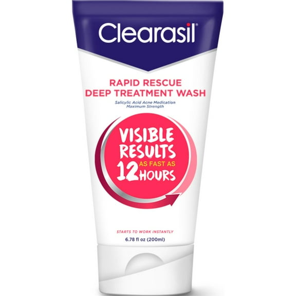 Clearasil Rapid Rescue Deep Treatment Wash, 6.78 Ozs