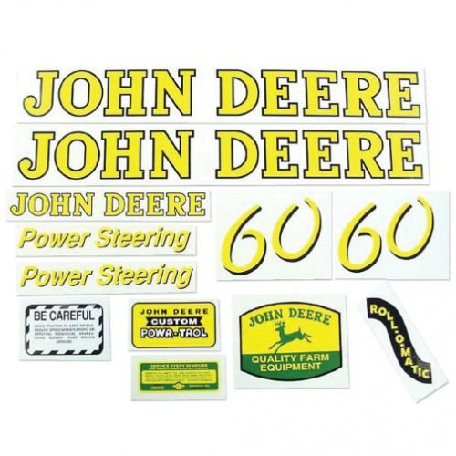 John Deere Decal Set, New, John Deere