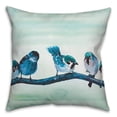 thumbnail image 2 of Creative Products Watercolor Blue Birds on Branch 20x20 Indoor / Outdoor Pillow, 2 of 3