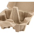 thumbnail image 3 of Paquete de 50 cajas vacías para huevos a granel, 4 unidades de fibra de pulpa para huevos, contenedores de almacenamiento para familia, granja, mercado, 3 of 4