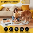 thumbnail image 3 of NUAHRHY Wood Dog Treat Container With Jars and Stickers Anti Deformation Space Saving Dog Treat Organizer Decorative Easy to Clean Dog Treat Station for Countertop, 3 of 9