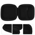 thumbnail image 2 of BRIGHTFUFU Caja de almacenamiento para auriculares Mini EVA de colores surtidos, estuche portátil de viaje, auriculares, bolsa para cable USB (negro), 2 of 8