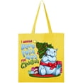thumbnail image 3 of Inktastic I Wanna Hippopotamus for Christmas Cute Hippo Tote Bag, 3 of 4
