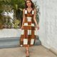 thumbnail image 5 of Abstract Geometrical Vestido Sin Mangas , Vestidos De Lujo Para Ocasiones Oficiales, 5 of 5