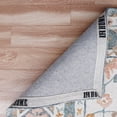 thumbnail image 5 of LR Home Bella Therese Gray/Orange Bohemian Floral Wool Area Rug, 9' x 12', 5 of 7