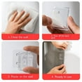 thumbnail image 2 of 4 Pcs Shower Curtain Clips Windproof Shower Curtain Clips for Side of Shower, 2 of 9