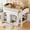 White, variant on Harper & Bright Designs Twin Loft Bed with Storage Wardrobe & Cabinet, Solid Wood Modern Loft Bed with LED Headboard and Guardrails for Bedroom, Wood