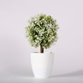 thumbnail image 4 of kurtrusly Potted Artificial Plant Artificial Plants Bonsai Simulation Tree Desktop Decorative Fake Flowers, 4 of 9